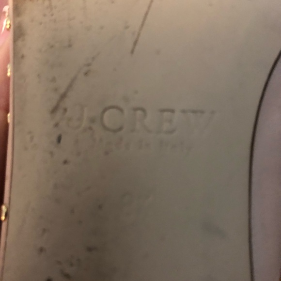 Made in Italy. J. Crew Ballet Flats with studs and ankle straps - Picture 6 of 7